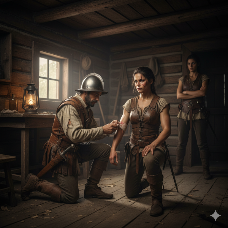 El pobre ranchero salvó a dos hermanas apaches gigantes — al día siguiente, su jefe vino con una decisión impactante…