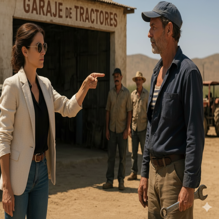 La millonaria del campo despidió al mecánico de tractores… 7 días después, ella rogó por su ayuda…