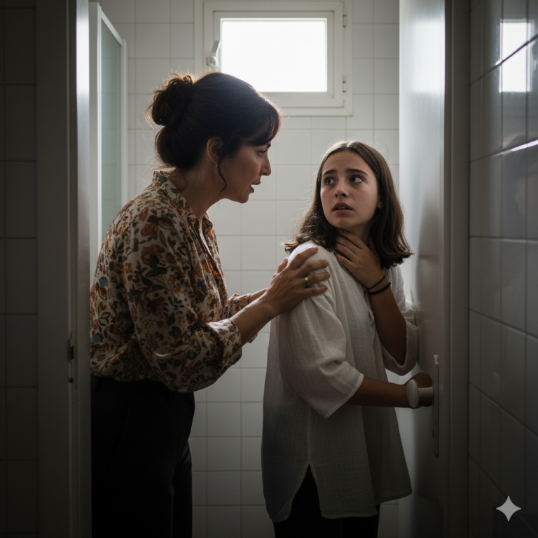 La nuera se ducha durante más de una hora todas las noches: una noche, la suegra escucha en la puerta y llama a la policía al instante …