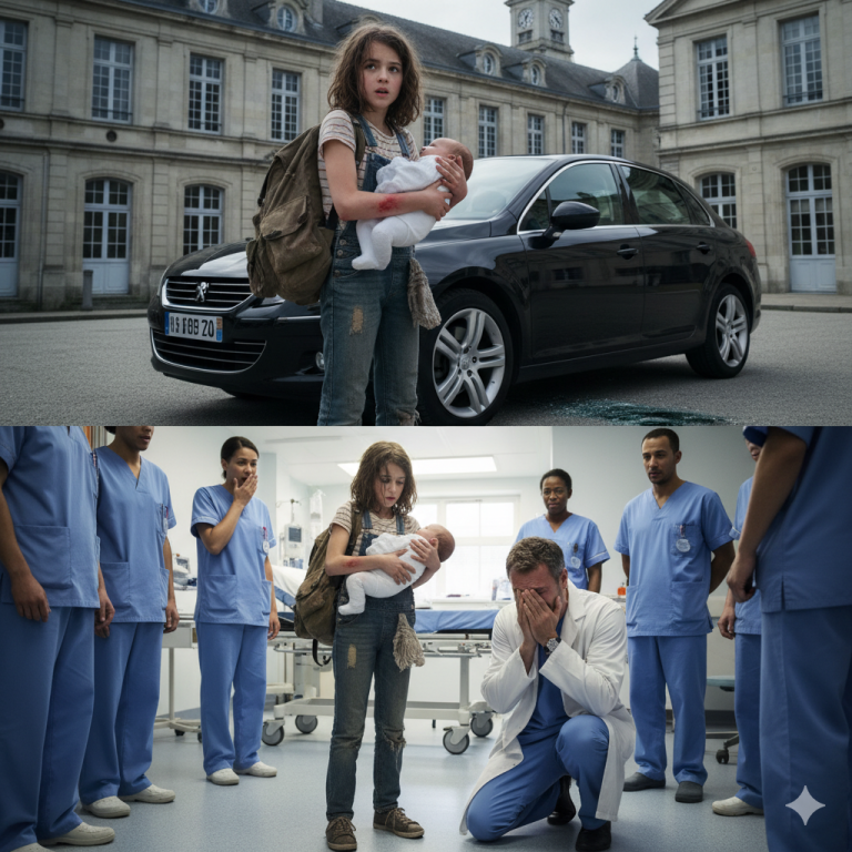 Une pauvre fille, qui était en retard à l’école, trouve un bébé inconscient enfermé dans une voiture…