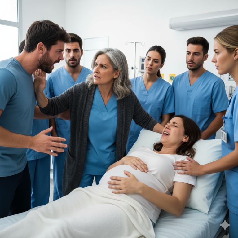 ‘No empieces a entrar en pánico’, dijo bruscamente. ‘Ella es dramática cuando está incómoda. Necesitamos ir al centro comercial antes de que las tiendas se llenen’.