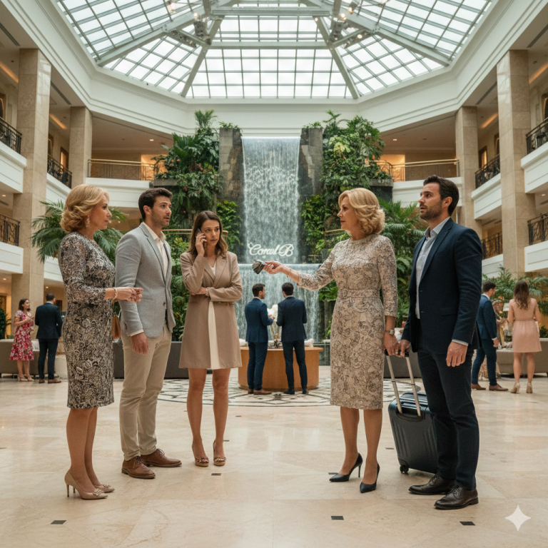 Mi Suegra Reservó Hotel 5 Estrellas Para Todos — Menos Para Mí. Solo Sonreí y Llamé al Gerente…