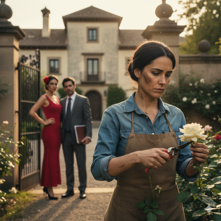 La nouvelle femme de mon mari est apparue à la porte de ma maison avec un sourire de supériorité.