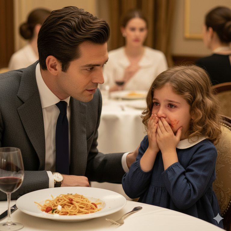 “¿Tiene algo de sobras?”, susurró el niño hambriento. La respuesta del multimillonario hizo llorar a todos…