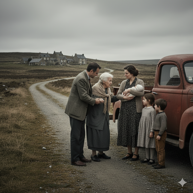 APRÈS L’ENTERREMENT DE MON MARI, MON FILS M’A EMMENÉ HORS DE LA VILLE ET M’A DIT : « DESCENDS ICI. NOUS NE POUVONS PLUS TE NOURRIR. »