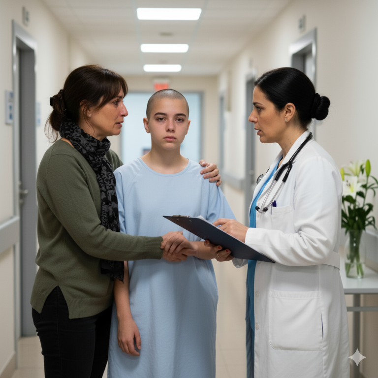 “Llevé a mi hija al hospital para su siguiente sesión de quimioterapia cuando el médico nos detuvo y dijo: ‘Su hija nunca fue diagnosticada con cáncer’. Esas palabras me golpearon más fuerte que cualquier diagnóstico. Se me entumecieron las manos. ‘¿Qué quiere decir?’, pregunté con la voz temblorosa. Me entregó el expediente: el nombre, la fecha de nacimiento, la edad… nada coincidía. Alguien había cambiado los historiales médicos. Y la persona que lo hizo… acababa de cobrar el dinero del seguro”.