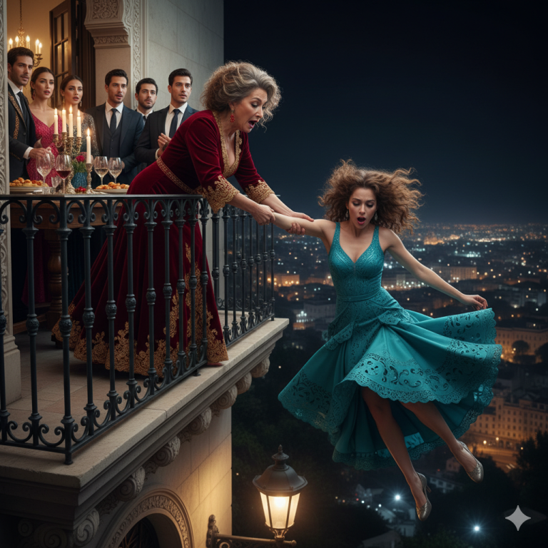 “Durante una cena familiar, me puse de pie sonriendo y anuncié que estaba embarazada. Toda la mesa se quedó completamente en silencio, y de repente mi suegra soltó una carcajada y gritó: ‘¡Está fingiendo estar embarazada solo para sacarnos dinero!’. Antes de que nadie pudiera reaccionar siquiera, me agarró de la mano y me empujó desde la azotea del hotel para ‘demostrar’ que estaba fingiendo. Destrozada y apenas consciente, recuperé el conocimiento en el hospital con mi esposo a mi lado, pálido como un fantasma y temblando. Pero en el momento en que el médico entró y abrió la boca, las palabras que dijo hicieron que toda la habitación se quedara helada de absoluta incredulidad y horror.”