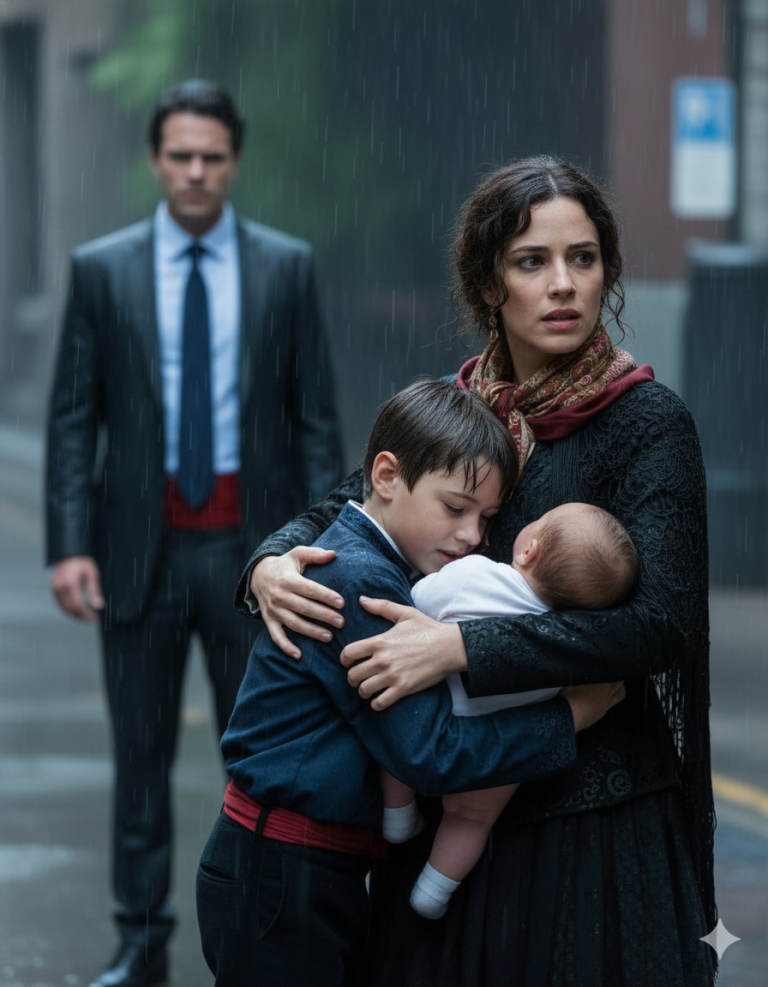 “Y no llores, mi amor, ya pasó”, susurró Esperanza mientras acariciaba el rostro mojado del niño desconocido. “¿Cómo te llamas, ma?” Mateo sollyosó el chico de 12 años temblando bajo la