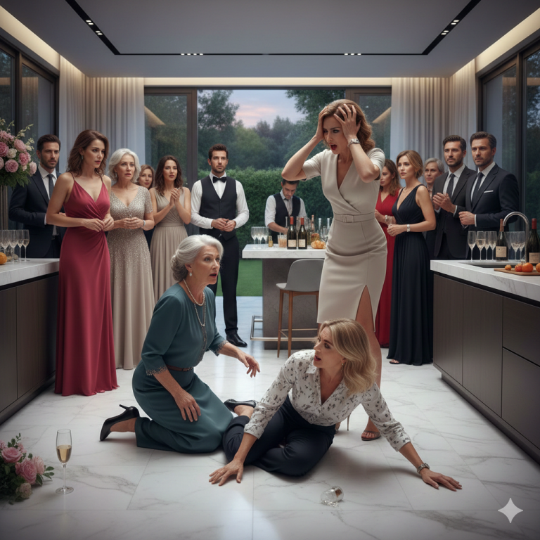 En mi fiesta de jubilación, vi a mi nuera poner ALGO en mi bebida… así que cambié de copa en el último segundo — y LO QUE PASÓ DESPUÉS LA DEJÓ EXPUESTA FRENTE A TODOS