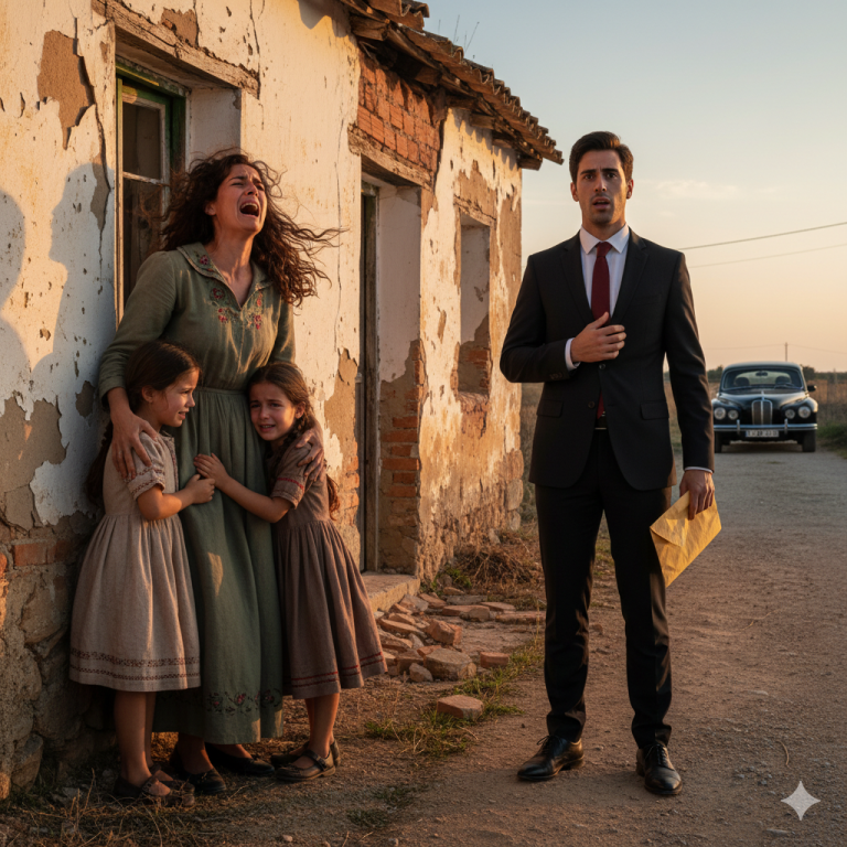 Regresó millonario para humillar a su ex, pero cuando la encontró criando a dos niñas pequeñas en lo que quedaba de su antiguo hogar, lo que hizo a continuación dejó a toda la ciudad en silencio