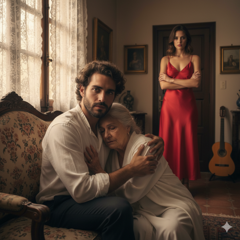 Hemos estado casados durante tres años, pero mi esposo duerme en la habitación de mi mamá todas las noches. Una noche lo seguí en secreto y descubrí una verdad sorprendente.