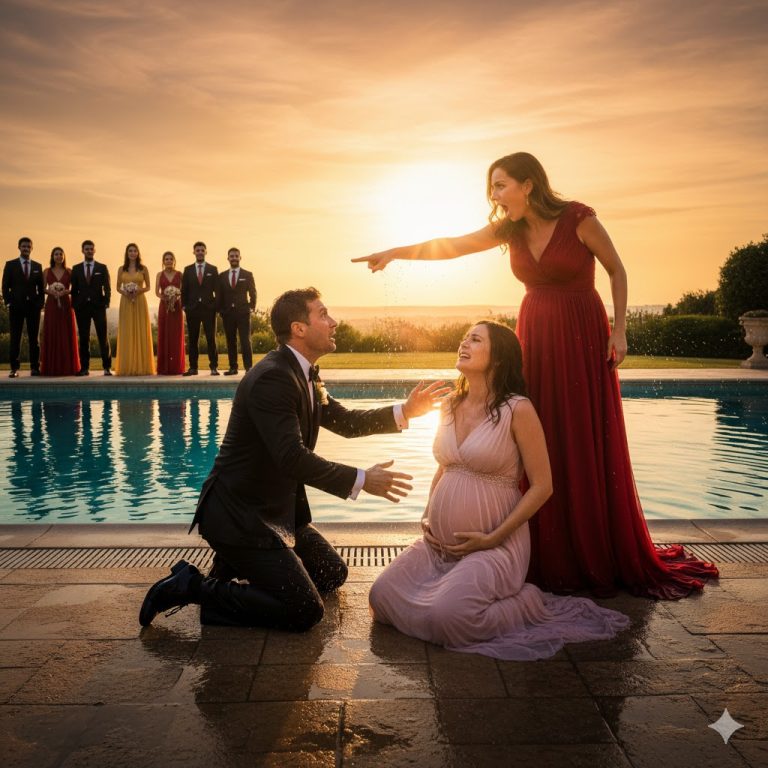 La Amante de su Marido Intentó Ahogarla en su Baby Shower. Un Extraño la Salvó.