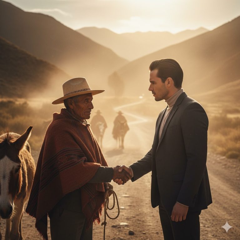 Anciano arriero enseña a un joven multimillonario citadino el valor de la palabra