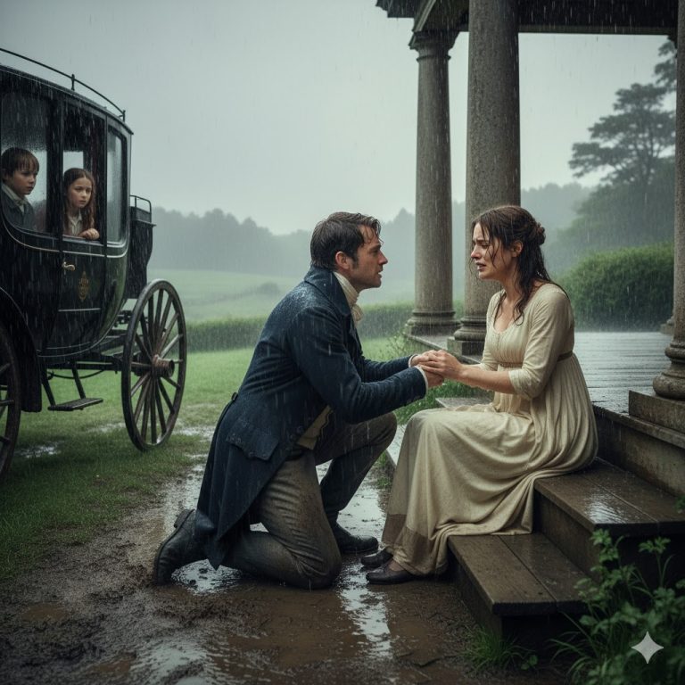 “Necesito una madre para mis hijas — y tú un refugio”. El hacendado pidió su mano…