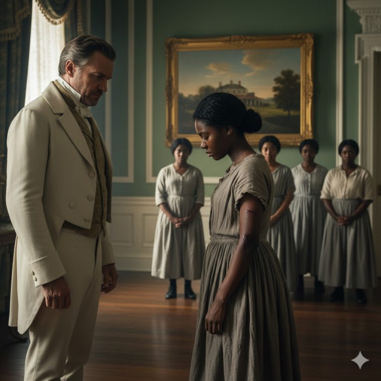 El señor vio los hematomas en la nueva esclava… lo que hizo a continuación dejó a todos en shock.