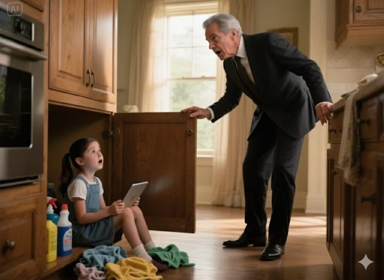 ELLA ESCONDIÓ A SU HIJA EN LA COCINA DE LA MANSIÓN. LO QUE EL PATRÓN HIZO AL DESCUBRIRLO SORPRENDIÓ A TODOS…