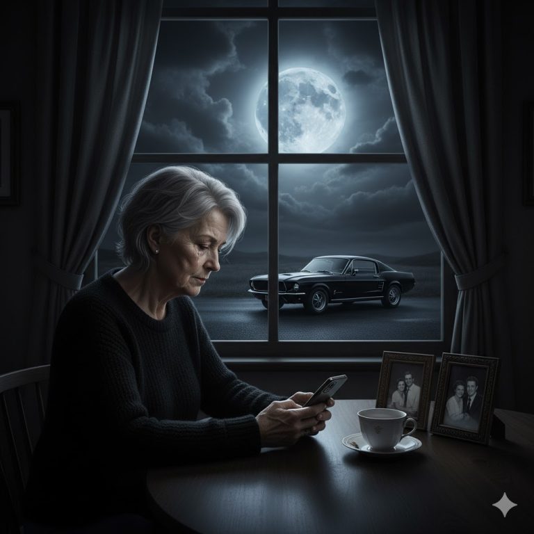 En el funeral de mi esposo, recibí un mensaje de texto de un número desconocido: ‘Sigo vivo. No confíes en los niños.’ Pensé que era una broma cruel.