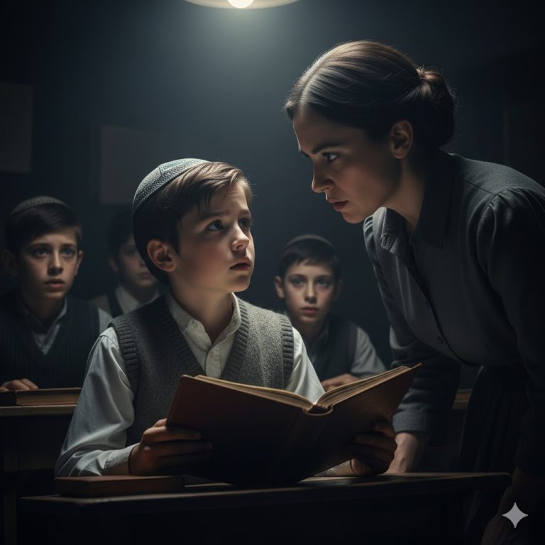 “¡CÁLLATE, ANALFABETO!” — Gritó La Profesora…A Hasta Que El Niño Judío Escribió En 7 Idiomas