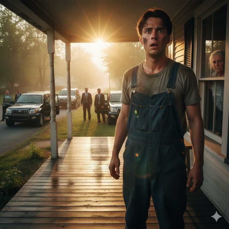 El jefe despide al mecánico por arreglar la bicicleta de una anciana — a la mañana siguiente, **7 camionetas negras** bloquean su entrada…