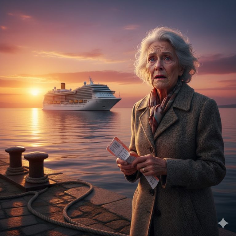 “Mamá, prefiere que sea solo familia”: Me dejaron en el puerto después de pagarles la casa. No sabían que la escritura seguía a mi nombre.