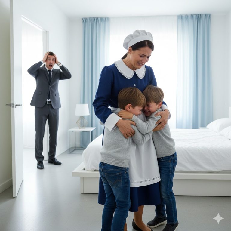 MI ESPOSA ME DIJO QUE LA NIÑERA MENTÍA, PERO MIS HIJOS LA LLAMABAN “LA TÍA MALA”. INSTALÉ CÁMARAS PARA DESCUBRIR LA VERDAD Y LO QUE VI ME ROMPIÓ EL CORAZÓN: LA MUJER CON LA QUE DORMÍA ERA UN MONSTRUO Y ESTABA DESTRUYENDO A MIS HIJOS.