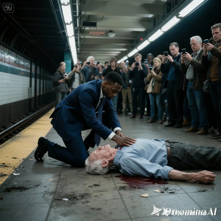 UN HOMBRE NEGRO PIERDE LA ENTREVISTA DE SUS SUEÑOS POR SALVAR A UN DESCONOCIDO MORIBUNDO EN LA CALLE…