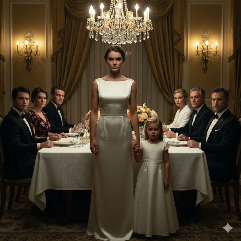 « Tu peux manger à la cuisine », dit-elle, d’un ton méprisant qu’elle employait depuis quarante ans avec tous ceux qu’elle jugeait indignes. « À cette table, seuls les adultes. »