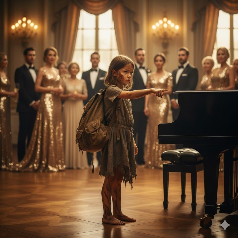 « Est-ce que je peux jouer contre une assiette de nourriture ? » Le jour où une fillette affamée de 12 ans s’est assise au piano… et a fait taire toute une salle de millionnaires.