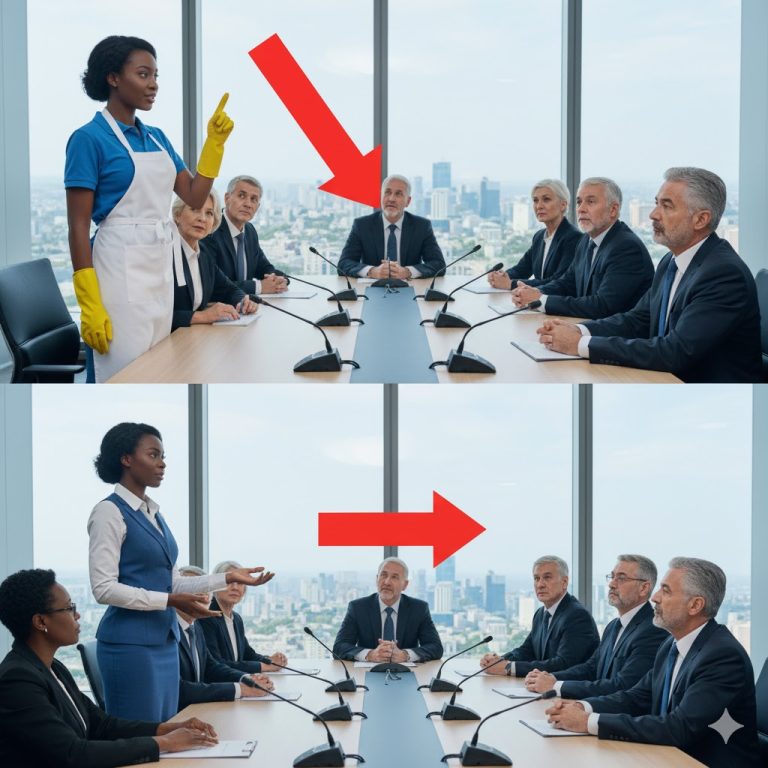 ” LAISSEZ MOI TRADUIRE ! ” A Dit La Femme De Ménage Pour Sauver Son Patron Absent De La Réunion…..