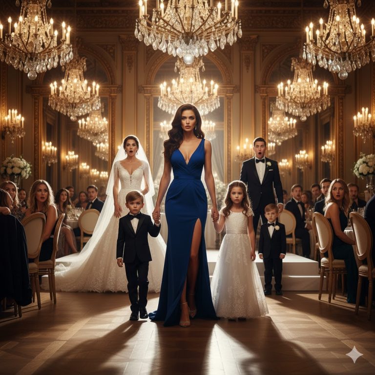 Un millionnaire quitte sa femme pour sa meilleure amie — mais elle se présente à son mariage en limousine… avec des quadruplés