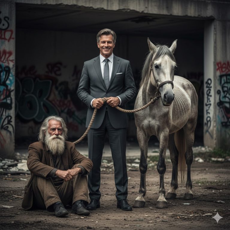 El Vagabundo y el Caballo que Destruyó a un Millonario: La Historia Completa que Nadie Vio Venir