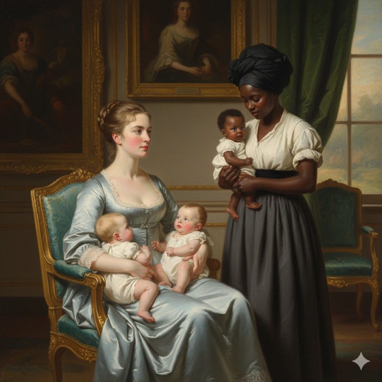 La Sinhá Tuvo Trillizos y Mandó a la Esclava Desaparecer con el que Nació Más Oscuro