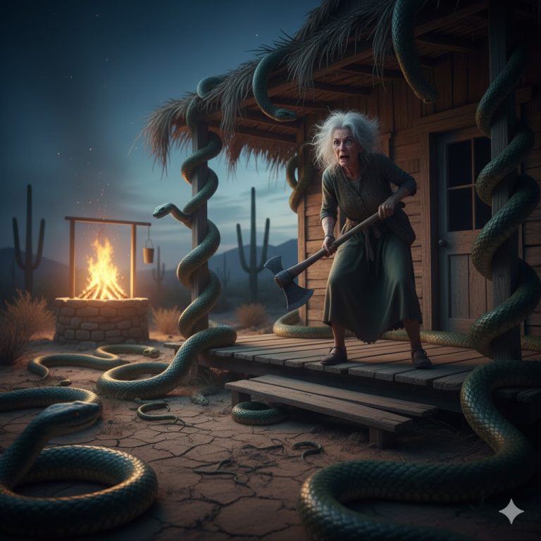 A La viuda pobre compró un rancho por 10 pesos — Se heló al ver que la casa estaba llena de serpientes.