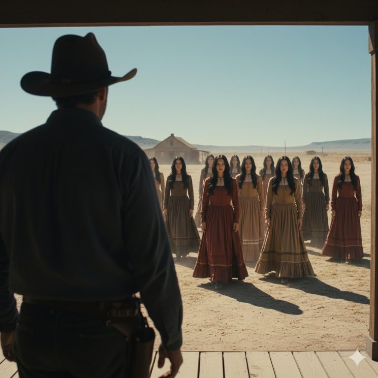 El ganadero vivió solo durante muchos años, hasta que diez apaches pidieron refugio en su rancho….