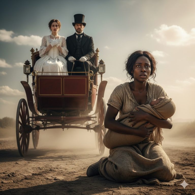 La esclava dio a luz en medio del camino de tierra; pero quienquiera que detuviera el carruaje aquel día cambió…