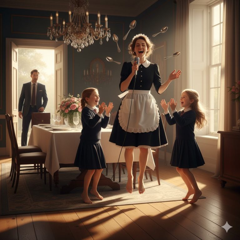 Un millionnaire est rentré chez lui plus tôt — ce qu’il a vu sa femme de ménage faire avec ses enfants l’a fait pleurer.