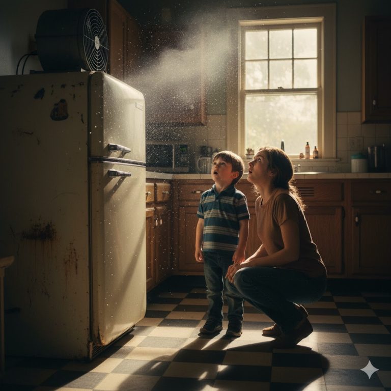 Après avoir chassé sa femme de la maison, le mari ricana en disant qu’il ne lui restait qu’un vieux réfrigérateur. Il était loin de se douter que la paroi était double…