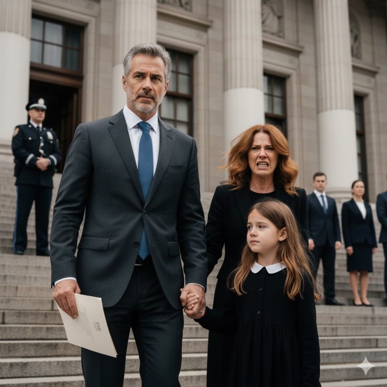 Après les funérailles de son père en Californie, une fillette est abandonnée dans la rue par sa belle-mère — jusqu’au moment où un riche avocat intervient et découvre un testament secret.