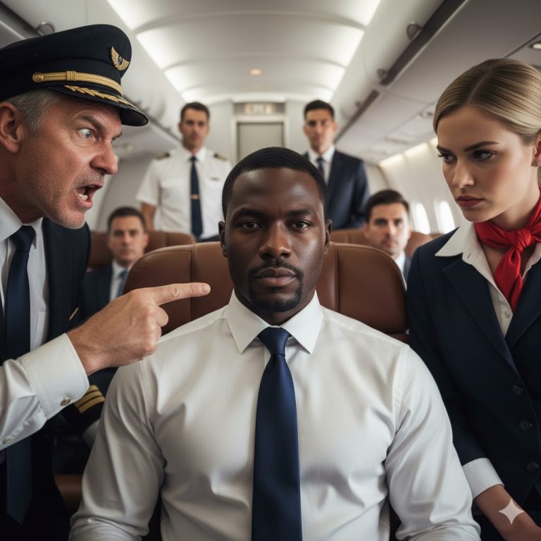 « La première classe n’est pas pour les Noirs » — Un PDG noir a été méprisé par le pilote, et lorsque l’avion a atterri, il a fait quelque chose qui a choqué tout l’équipage…