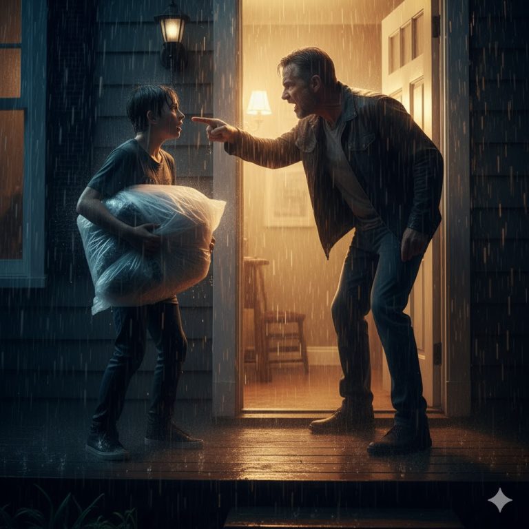 Après la mort de ma femme, j’ai mis son fils — qui n’était pas de mon sang — dehors. Dix ans plus tard, une vérité a éclaté… et elle m’a brisé.