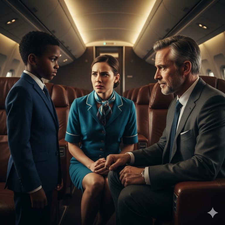 Le robó el asiento de primera clase a un niño negro diciéndole “aquí no perteneces”, sin imaginar que era el hijo del dueño de la aerolínea, quien le daría una lección que no olvidaría.