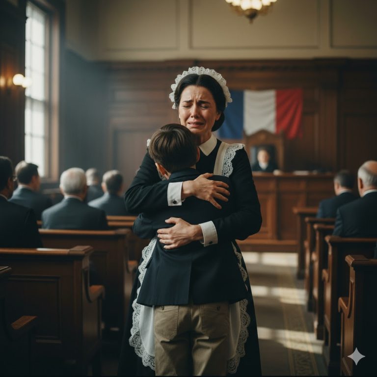 « La domestique accusée de vol entra seule dans la salle d’audience — puis le fils du millionnaire se leva et prit la parole. »