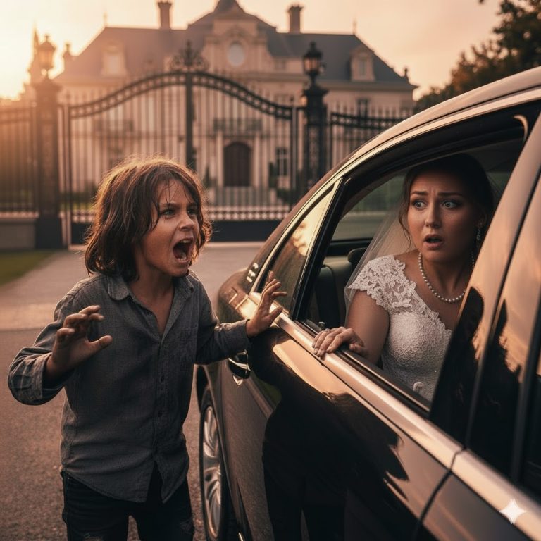 La MARIÉE OBÈSE allait à son mariage… quand une FILLETTE cria: “ta belle-mère a coupé les freins!”
