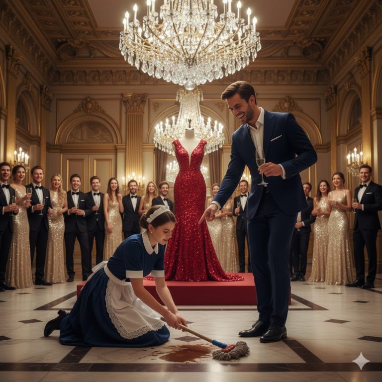 «¡Me casaré contigo si entras en este vestido!» – se burló el millonario meses después, quedó mudo.