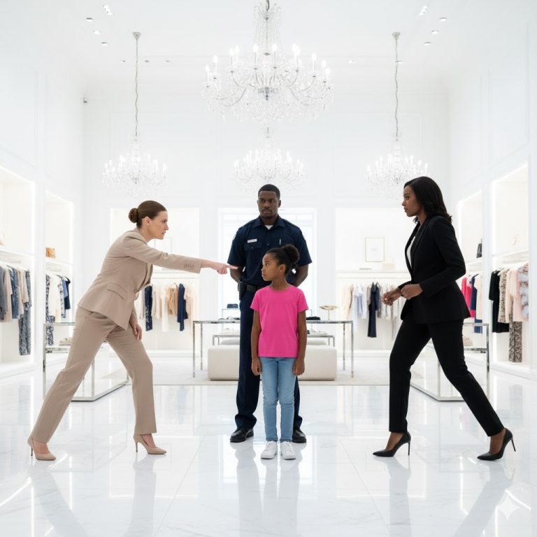Gerente de tienda de moda intenta intimidar a una niña negra — pero su madre aparece, haciendo que el gerente se arrepienta…