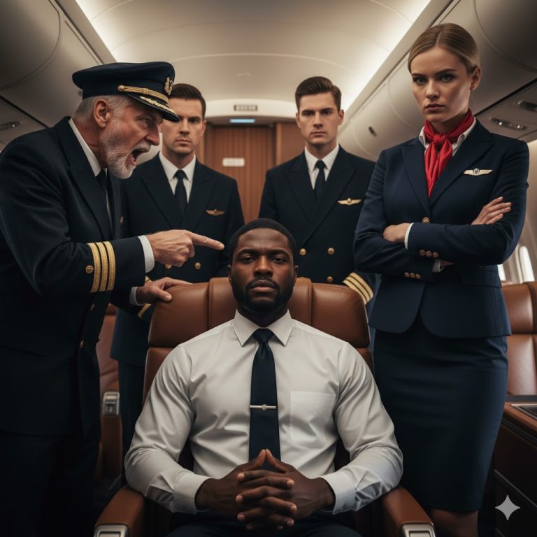 « La première classe n’est pas pour les Noirs » — Un PDG noir a été méprisé par le pilote, et lorsque l’avion a atterri, il a fait quelque chose qui a choqué tout l’équipage…