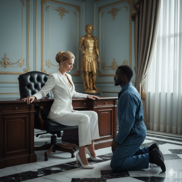 Una CEO multimillonaria le pide a su conserje que la embarace para que ella le conceda una visa.