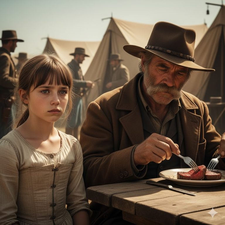 ¿PUEDO COMER SUS SOBRAS? – dijo la niña, PERO Pancho Villa vio las MARCAS en sus BRAZOS y…