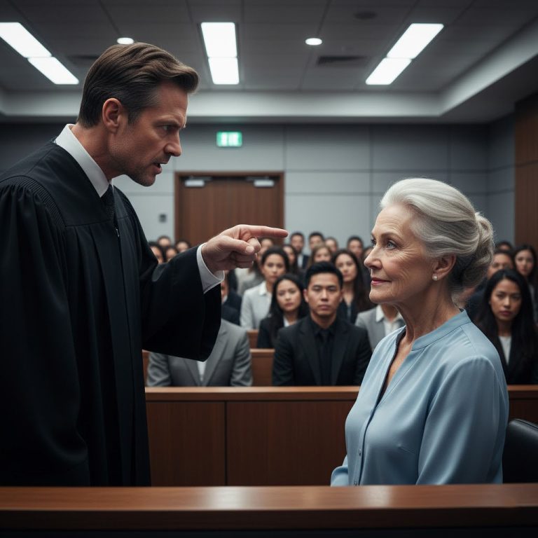 JUEZ intenta HUMILLAR a una SEÑORA HUMILDE… y recibe una lección que nunca olvidará