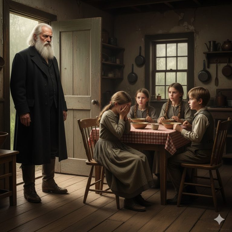 UNA MADRE SOLTERA DE CUATRO HIJOS DEJÓ ENTRAR A UN EXTRAÑO EMPAPADO EN SU PEQUEÑO HOGAR—AL DÍA SIGUIENTE, ÉL CAMBIÓ SU VIDA PARA SIEMPRE